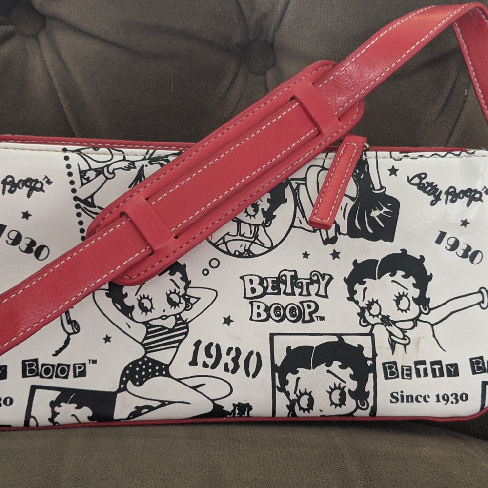 Betty Boop Red and White Handbag